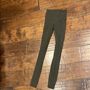Lululemon Athletica Green Leggings Performance Fit